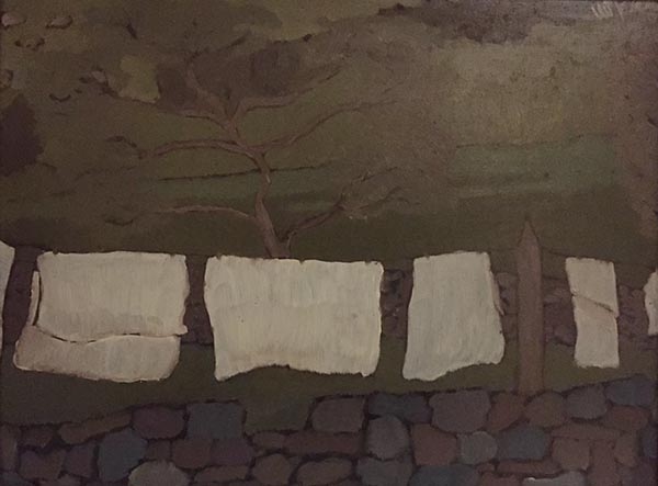 Les draps d'Ánna Plantier à Rouveret 1976