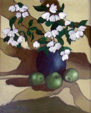 Nature morte avec composition de couleurs 2010